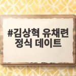 김상혁 유채련 정식 데이트부터 어머니 인연까지 공개 김상혁 유채련 정식 데이트