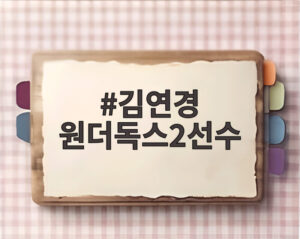 김연경 원더독스2선수