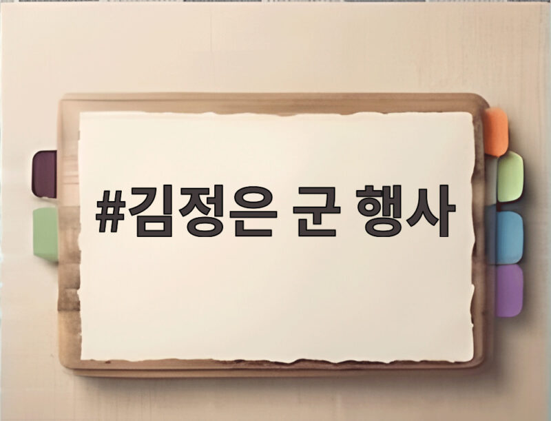 김정은 군 행사