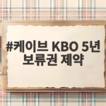 케이브 KBO 5년 보류권 제약 두산은 왜 풀지 않았을까 케이브 KBO 5년 보류권 제약