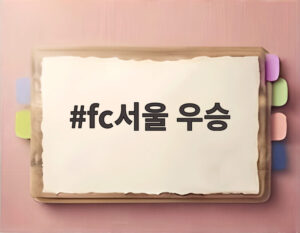 fc서울 우승