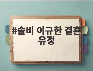 솔비 이규한 결혼 유정