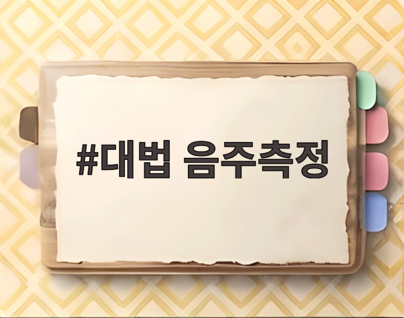 대법 음주측정 물 안 주고 받은 결과는 증거로 못 써 1 대법 음주측정
