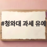 청와대 과세 유예 네 번째 연기 가능성과 향후 일정 총정리 청와대 과세 유예