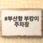 부산항 부캉이 주차장 상어 구경하다가 과태료 맞을 수 있어요 부산항 부캉이 주차장