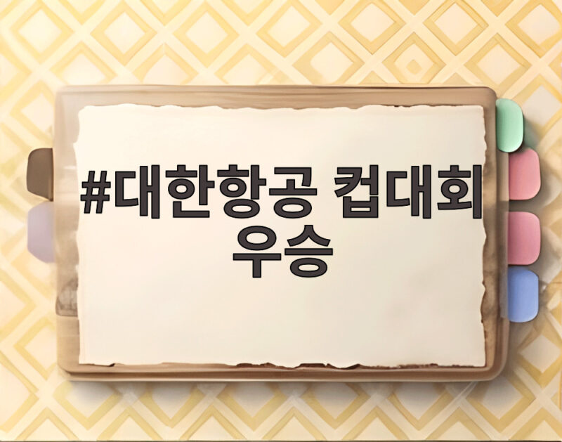 대한항공 컵대회 우승이 또 해냈다 2연패 통산 7회 1 대한항공 컵대회 우승
