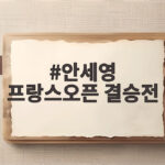 안세영 프랑스오픈 결승전
