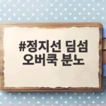 정지선 딤섬 오버쿡 분노