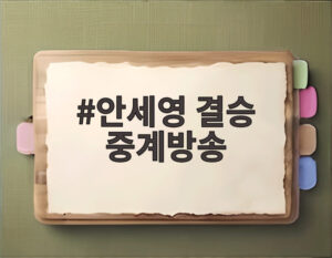 안세영 결승 중계방송