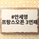 안세영 프랑스오픈 3연패 기록이 궁금하다면 클릭해 보세요 안세영 프랑스오픈 3연패