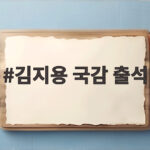 김지용 국감 출석 중수청 첫 시험대에서 드러난 쟁점들 김지용 국감 출석