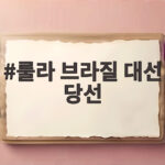 룰라 브라질 대선 당선 확정 4선 대통령이 이끌 변화 룰라 브라질 대선 당선