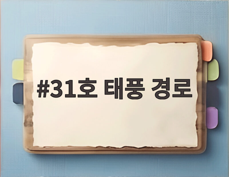 31호 태풍 경로 인파가 가리키는 곳 한반도 영향은 1 31호 태풍 경로