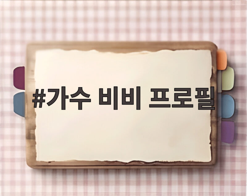 가수 비비 프로필