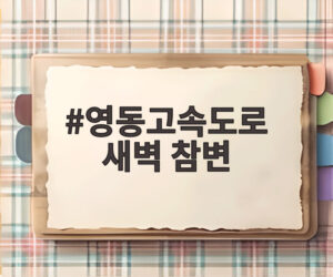 영동고속도로 새벽 참변