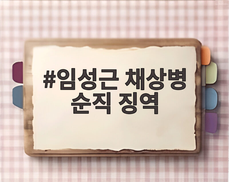 임성근 채상병 순직 징역 3년 확정 그 의미와 유죄 이유 1 임성근 채상병 순직 징역