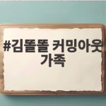 김똘똘 커밍아웃 가족 화해까지 4년 절연과 감동 사연 김똘똘 커밍아웃 가족
