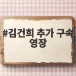 김건희 추가 구속 영장 심문 시작 구속 만료 나흘 앞두고 승부처 김건희 추가 구속 영장