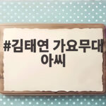 김태연 가요무대 아씨