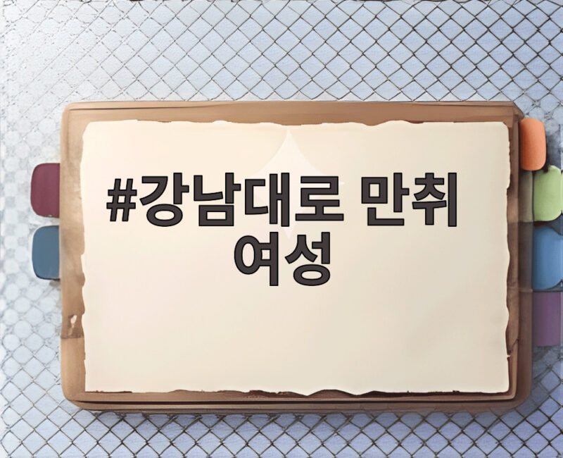 강남대로 만취 여성 출근길 소동 경찰이 보호한 이유 1 강남대로 만취 여성