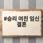 승리 여친 임신 결혼 소식과 강남 신혼집 그리고 소주병 사건 정리 승리 여친 임신 결혼