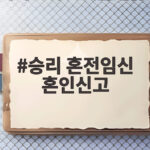 승리 혼전임신 아닌 혼인신고 먼저 한 예비아빠의 사연 승리 혼전임신 혼인신고