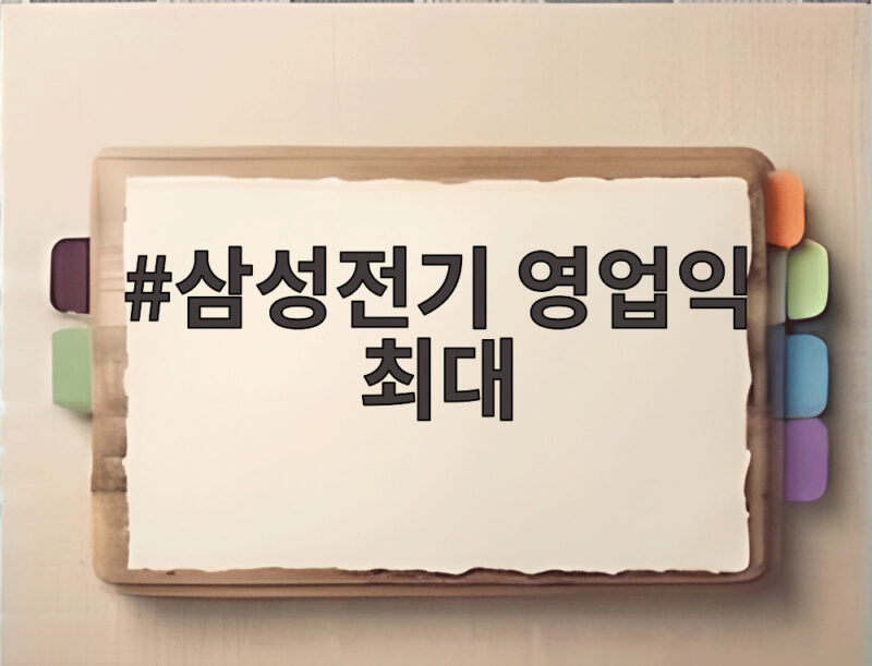 삼성전기 영업익 최대 3분기 역대 최고 실적 달성 비결과 향후 전망 1 삼성전기 영업익 최대