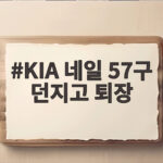 KIA 네일 57구 던지고 퇴장 당한 PO1차전 헤드샷 정리 KIA 네일 57구 던지고 퇴장