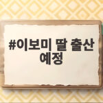이보미 딸 출산 예정 소식 럭키 태명과 내년 2월 출산 날짜 확인 이보미 딸 출산 예정