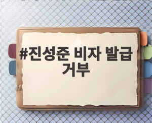 진성준 비자 발급 거부