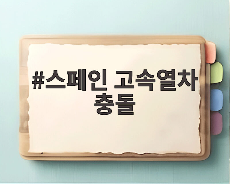 스페인 고속열차 충돌 사고 사망자 64명으로 늘어 한국인은 경상 1 스페인 고속열차 충돌
