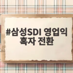 삼성SDI 영업익 흑자 전환
