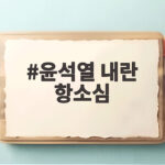 윤석열 내란 항소심, 사형 구형에 담긴 법정의 무게 윤석열 내란 항소심