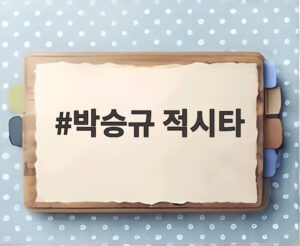박승규 적시타