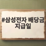삼성전자 배당금 지급일 11월 27일 주당 4601원 총 30조 삼성전자 배당금 지급일