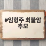임형주 최불암 추모 국민 아버지의 마지막 가는 길 임형주 최불암 추모