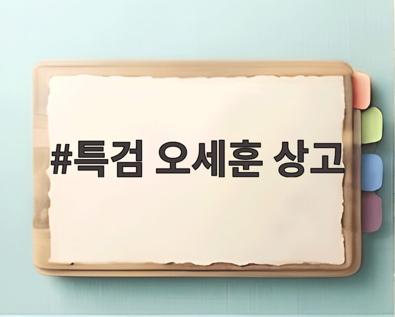 특검 오세훈 상고가 던진 쟁점과 향후 재판 흐름은 1 특검 오세훈 상고