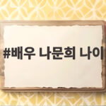 배우 나문희 나이