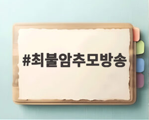최불암추모방송