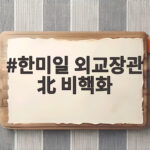 한미일 외교장관 북한 비핵화 의지 재확인과 태평양 협력 내용 살펴보기 한미일 외교장관 北 비핵화