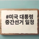 미국 대통령 중간선거 일정