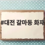 대전 갈마동 화재 4시간 31분 만에 완진 초동 대응 지연 논란까지 대전 갈마동 화재