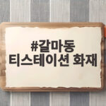 갈마동 티스테이션 화재