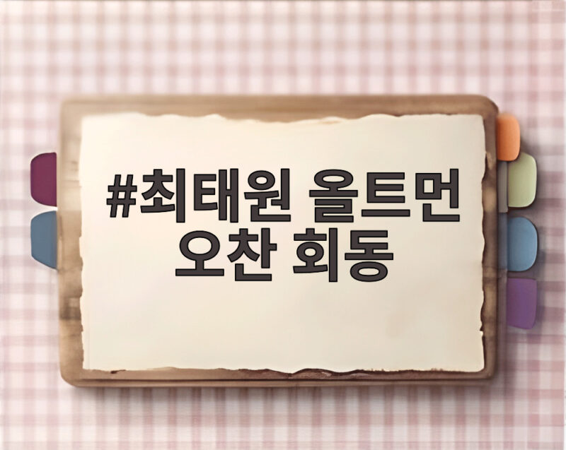 최태원 올트먼 오찬 회동 HBM과 AI 데이터센터 협력 확대 신호 1 최태원 올트먼 오찬 회동