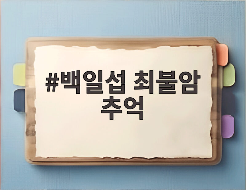 백일섭 최불암 추억 회상하며 남긴 안타까운 마음 1 백일섭 최불암 추억
