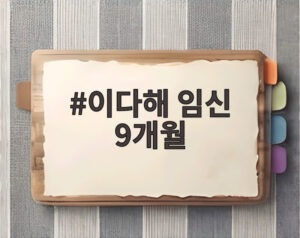 이다해 임신 9개월