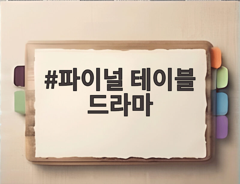 파이널 테이블 드라마